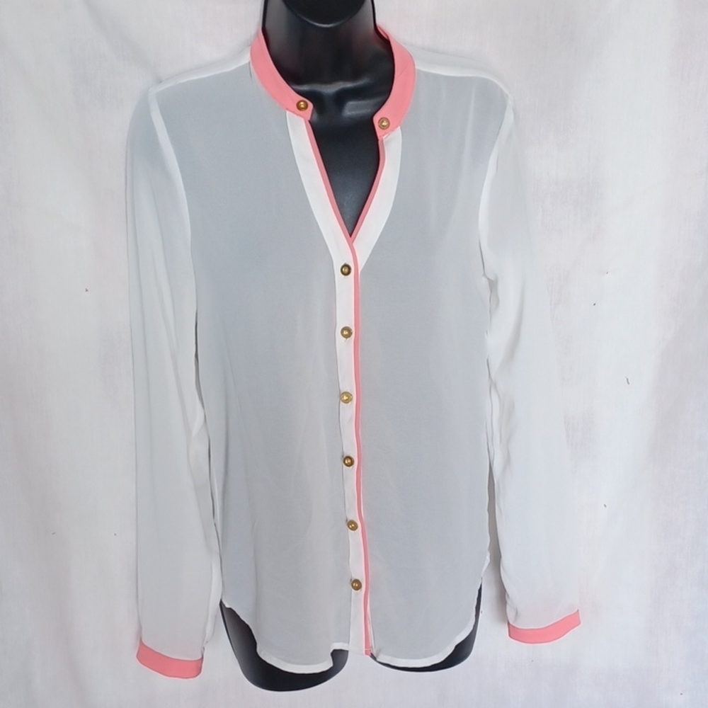Olive & Oak Long Sleeve Button Down Sz S